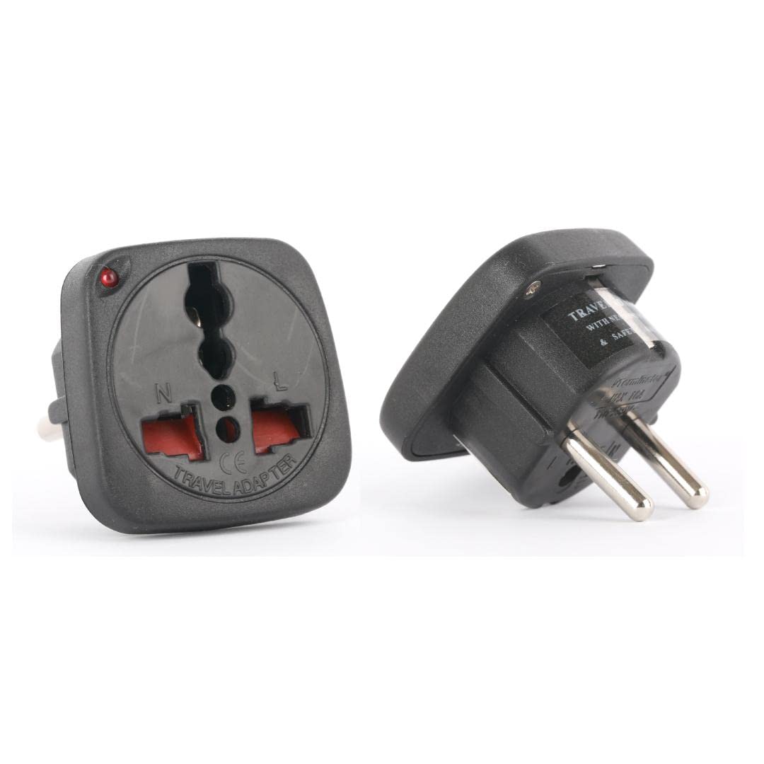 Terminator Multi Traveler Adapter With Shutter & Indicator (EU to Universal) Model No. TL-15B