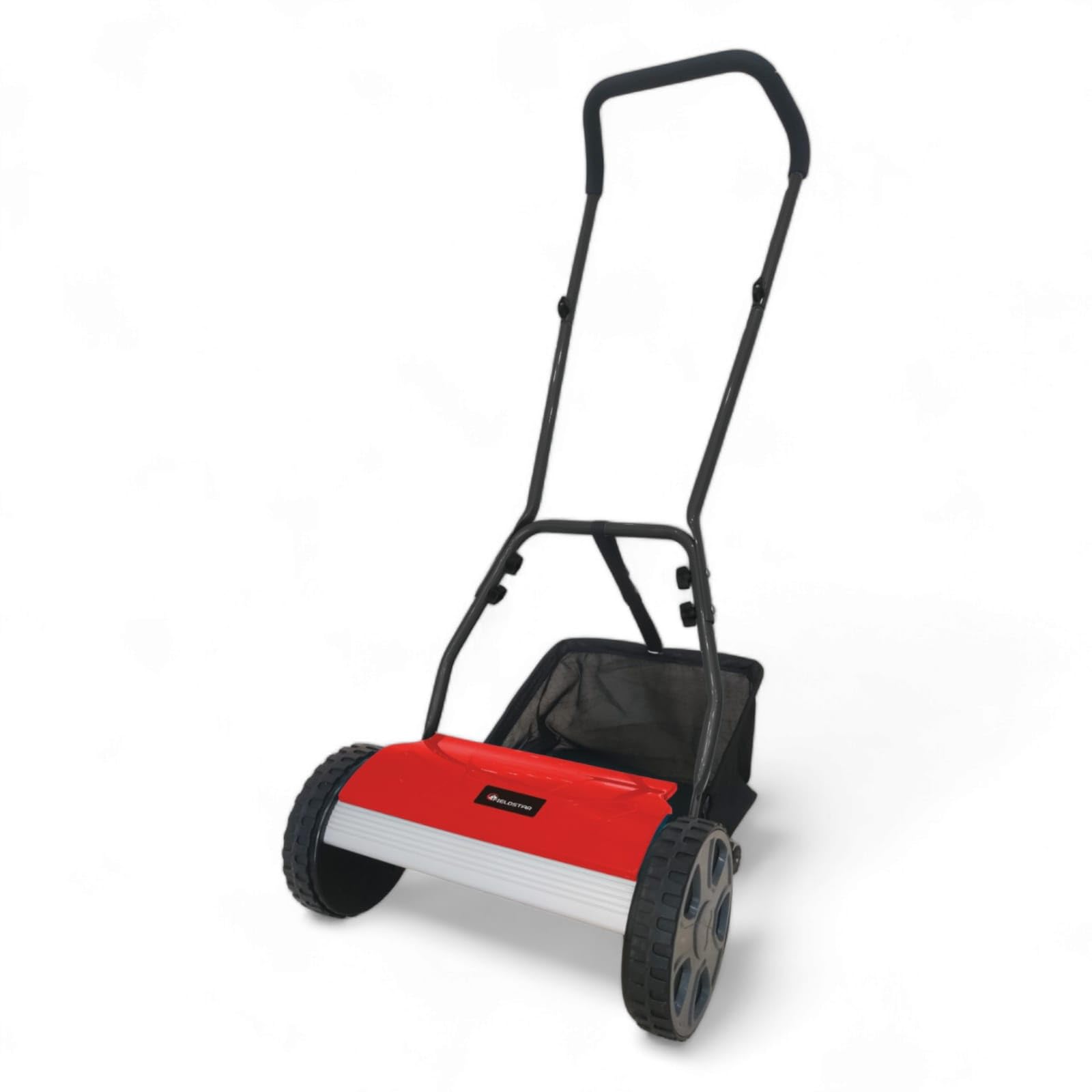 Fieldstar Push Manual Lawn Mower LMM350 for Home Garden with 5-Position Height Adjustment(with grass collector) 350mm