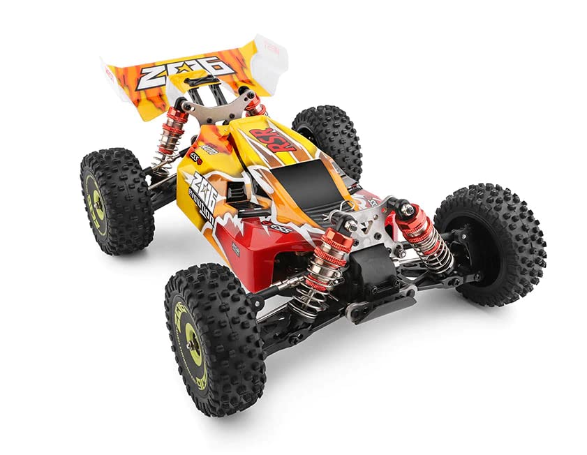 WLTOYS 144010 75KM/H 2.4G high speed RC Car Brushless 4WD Electric High Speed Off-Road Remote Control Drift Toys for Children Racing (144010 1 * 1500)