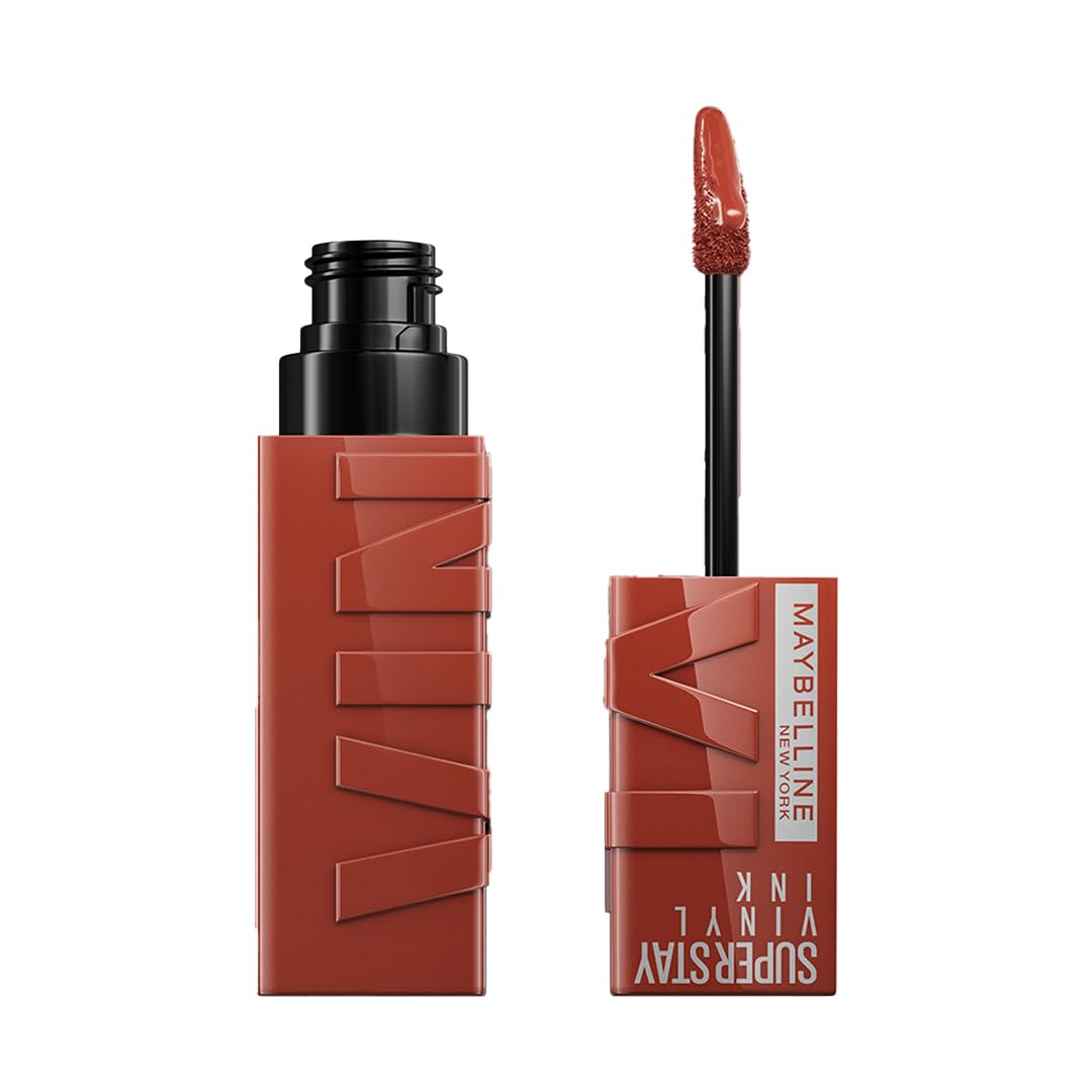 Maybelline New York SuperStay Vinyl Ink Liquid Lipstick - Extra, Instant Shine & Transfer Proof. SuperStay Vinyl Ink Liquid Lipstick Last Up To 16 Hours, Enriched With Vitamin E & Aloe | 4.2ml