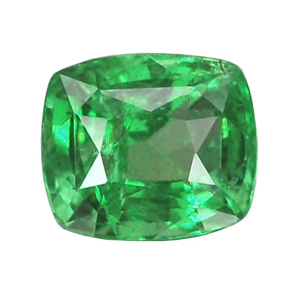 Ploy-thai 2.99CT Awesome AA Cushion UNHEATED Green TSAVORITE Garnet Natural