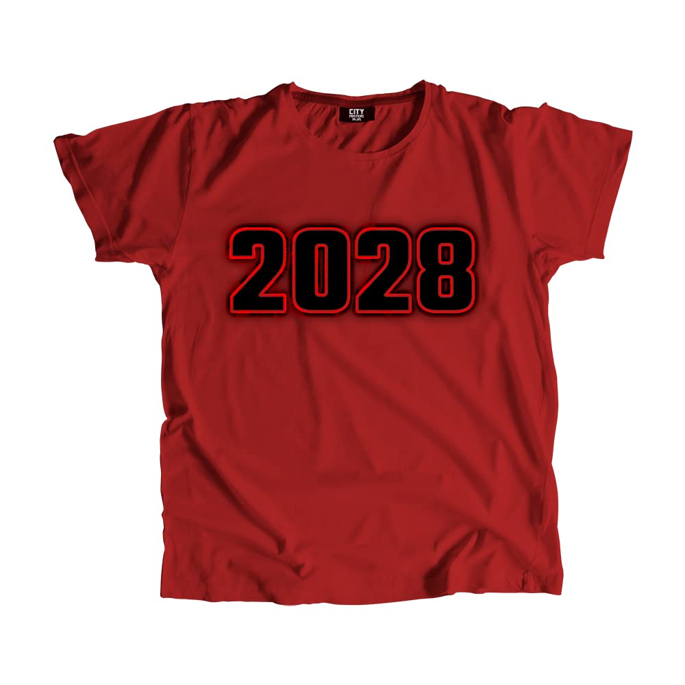 CITY POSTERS PLUS 2028 Year Unisex T-Shirt