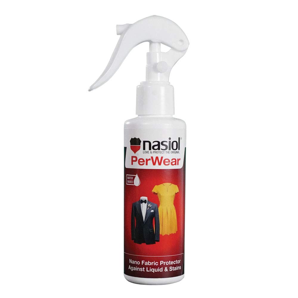 Nasiol PerWear Nano Fabric Protector Against Liquids & Stains, Fabric Protection Spray, Fabric Guard, Waterproofing Water Repellent and Dirt Protection Spray, Waterproofing Clothing Spray