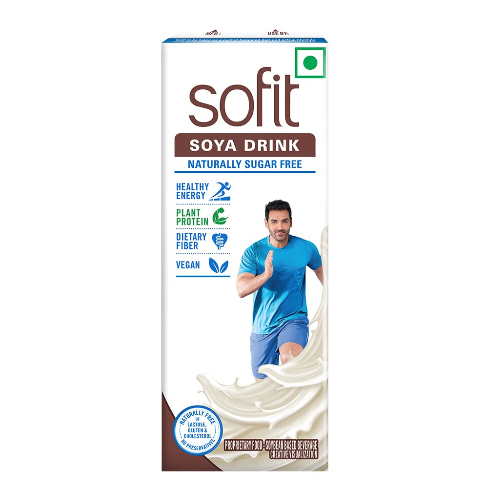 Sofit SOYA Milk Vanila, 200ml (Pack of 8)