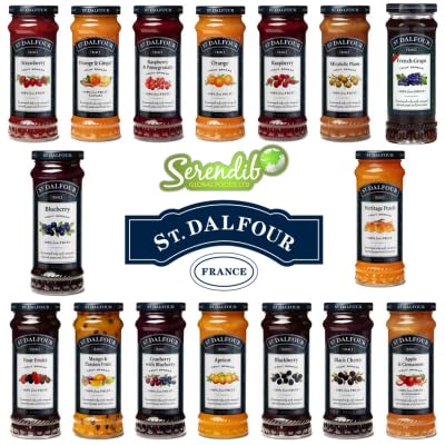 St Dalfour Custom Fruit spread Combo | Pick N Mix 6 Pack of your delicious choices | Perfect for Jam Lovers | Unforgettable Flavors by Serendib