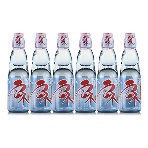 Hatakosen Ramune Soda - Original Flavour 200ml (6 Bottles)