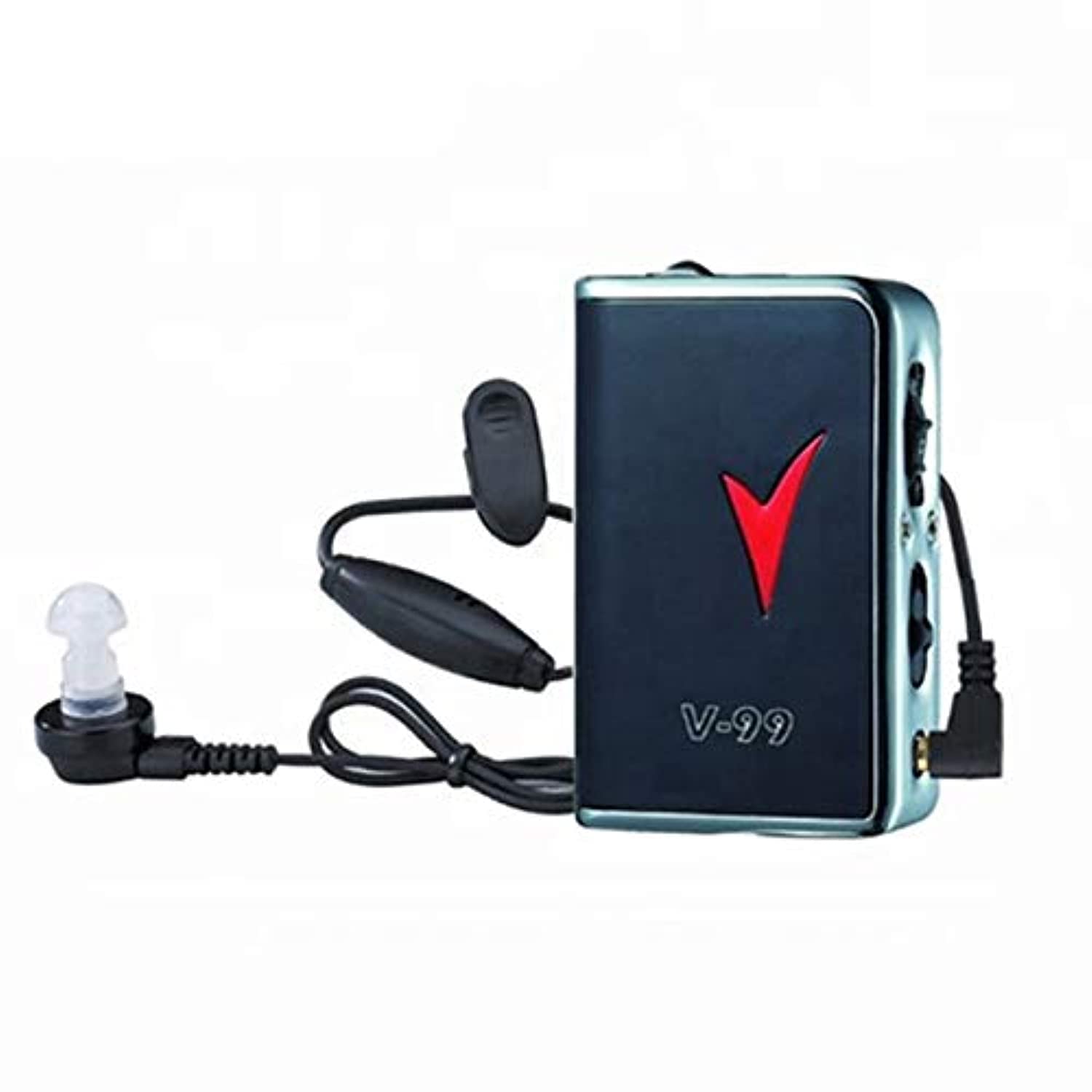 AXON HEARING AID V-99 Sound Enhancement Amplifier Clip Style Pocket Hearing Aid