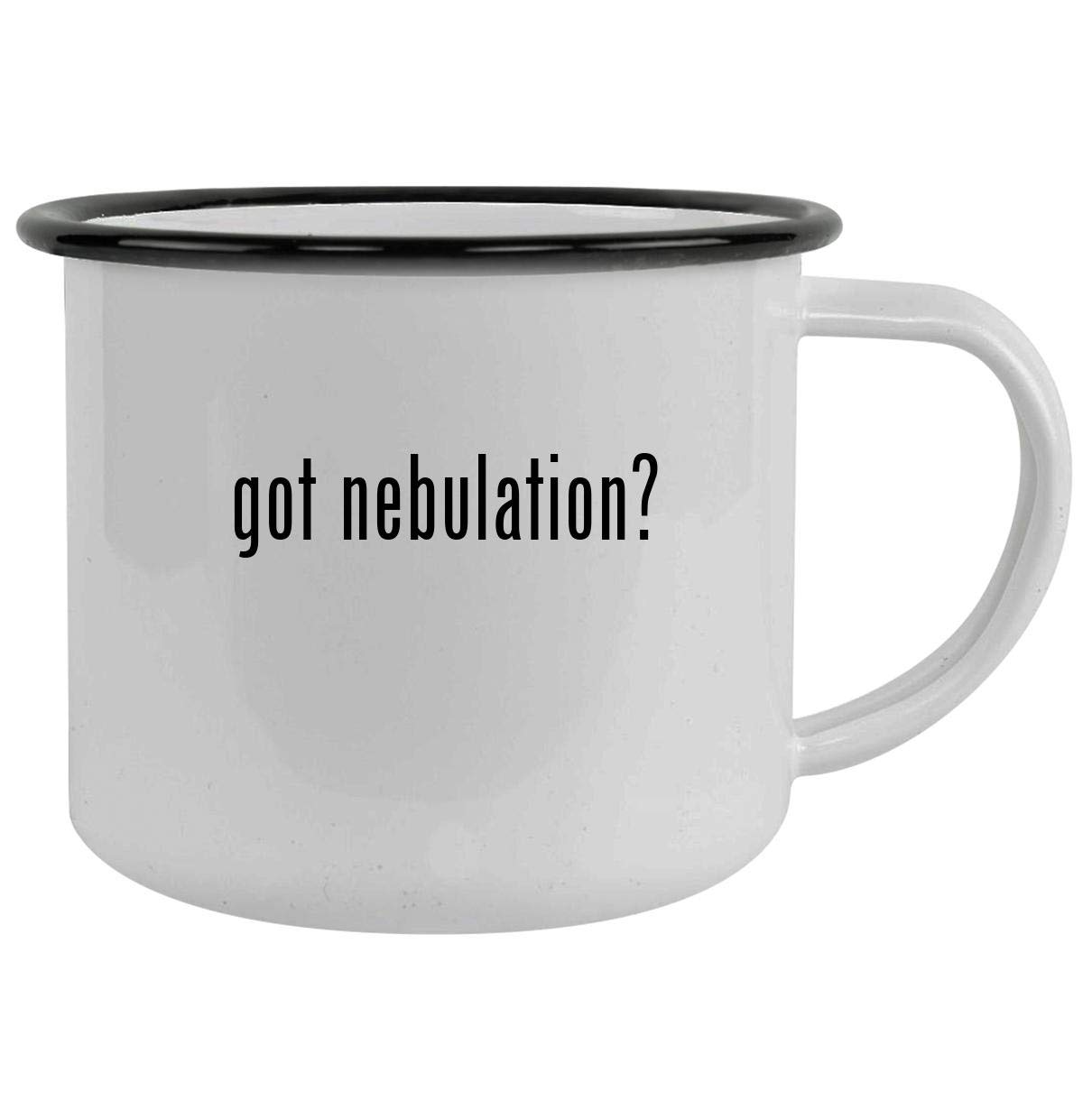 got nebulation? - 12oz Camping Mug Stainless Steel, Black