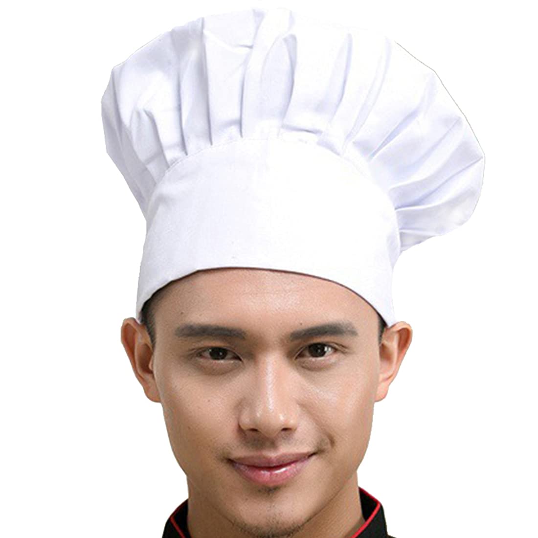 Hyzrz Chef Hat Adult Adjustable Elastic Baker Kitchen Cooking Chef Cap for Adult/Kids