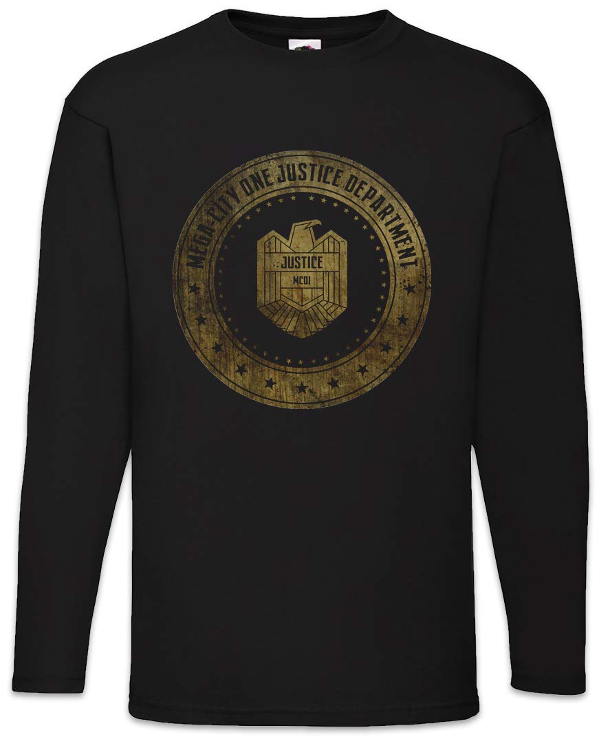 Urban BackwoodsMega City One Justice Dept Logo I Men Long Sleeve T-Shirt