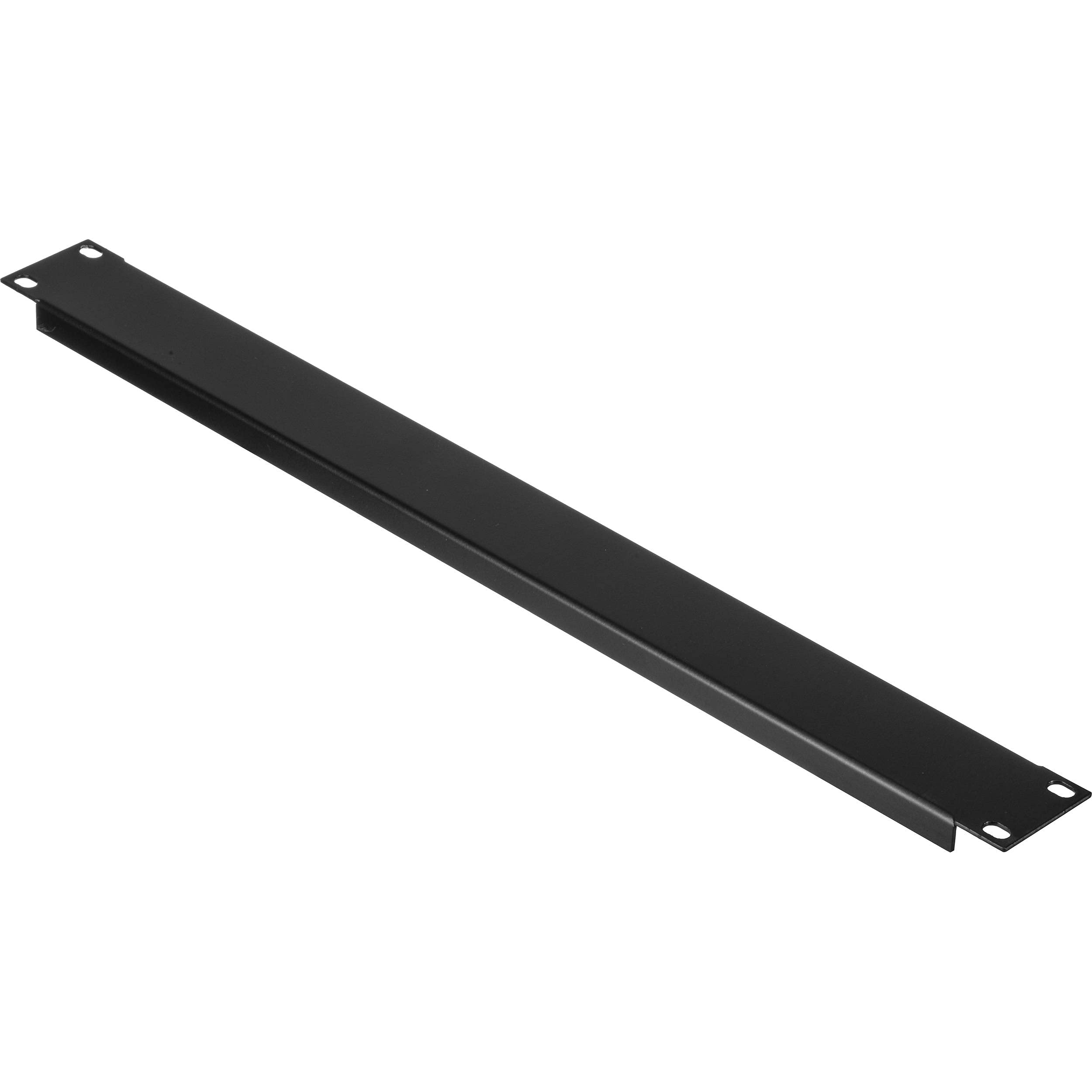 DKURVE Steel Blanking Rack Panel, 19in, Black (1U)