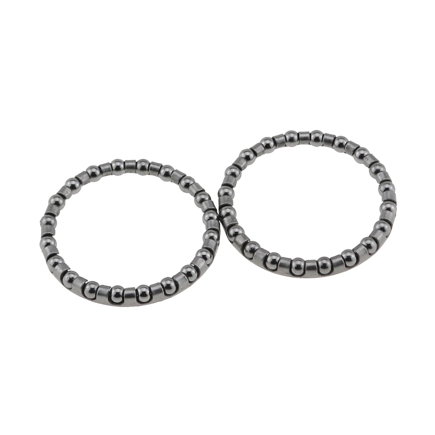 DGZZI 2pcs Bicycle Ball Bearing Retainer Bearing Race Cycling Headset Bearing Bike Parts Repair Accessories (40mm x 32mm x 4mm)