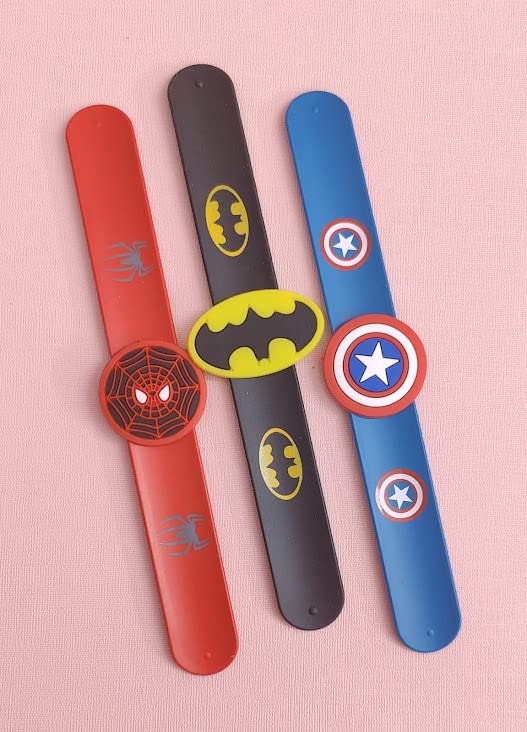 TERA 13 Gifts For Boys Slap Bracelet For Kids (3 pcs) Wrist Band For Kids Cartoon Diffrenet Color Slap Band Hand Bracelet For Boys