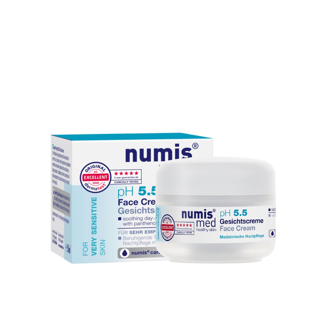 Numis Med pH 5.5 Day & Night Face Cream - Hydrates, Soothes & Protects-50mL