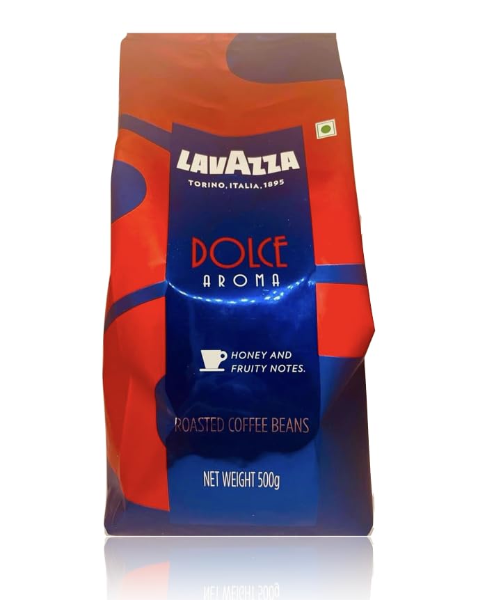 Lavazza Dolce Aroma 100% Arabica Whole Roasted Beans (1 Pack)