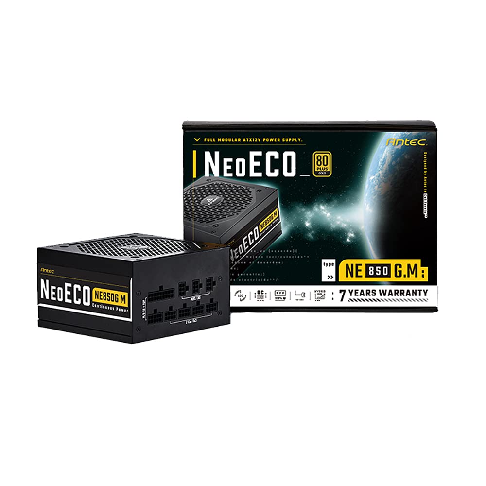 Antec Neoeco 850W 80 Plus Gold Certified Full Modular Gaming Power Supply (Neo850 Gold) (Electronic Games)