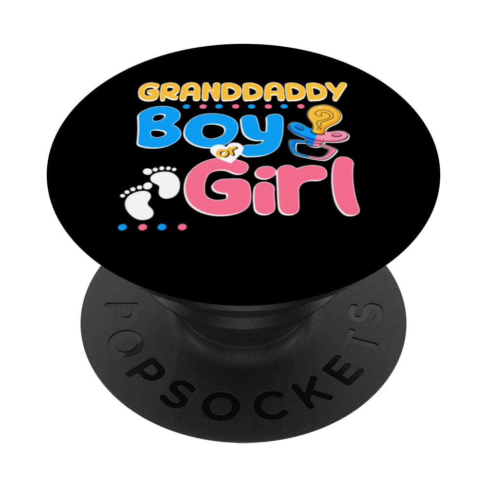 Pink or Blue Granddaddy Loves You Best Grandpa Ever Granmps PopSockets Swappable PopGrip