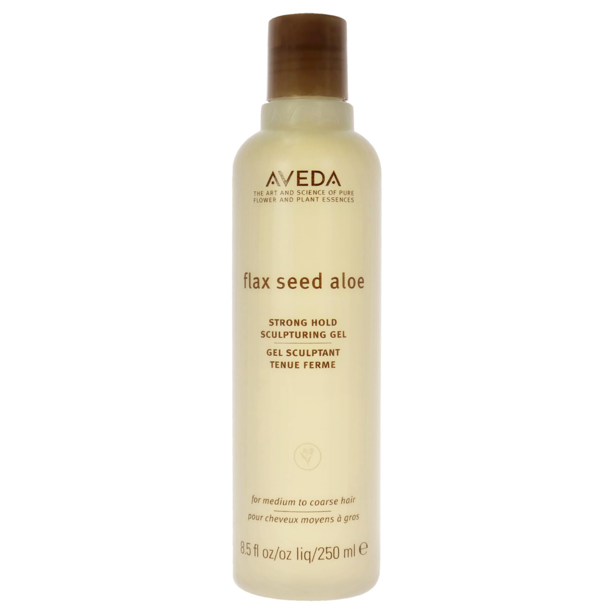 Flax Seed Aloe Strong Hold Sculpting Gel by Aveda for Unisex – Vegan, Lightweight, Non-Greasy, Long-Lasting Hold, Nourishing & Moisturizing - 8.5 oz Gel