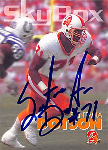 Autograph 124910 Tampa Bay Buccaneers 1993 Skybox No. 321 Santana Dotson Autographed Football Card