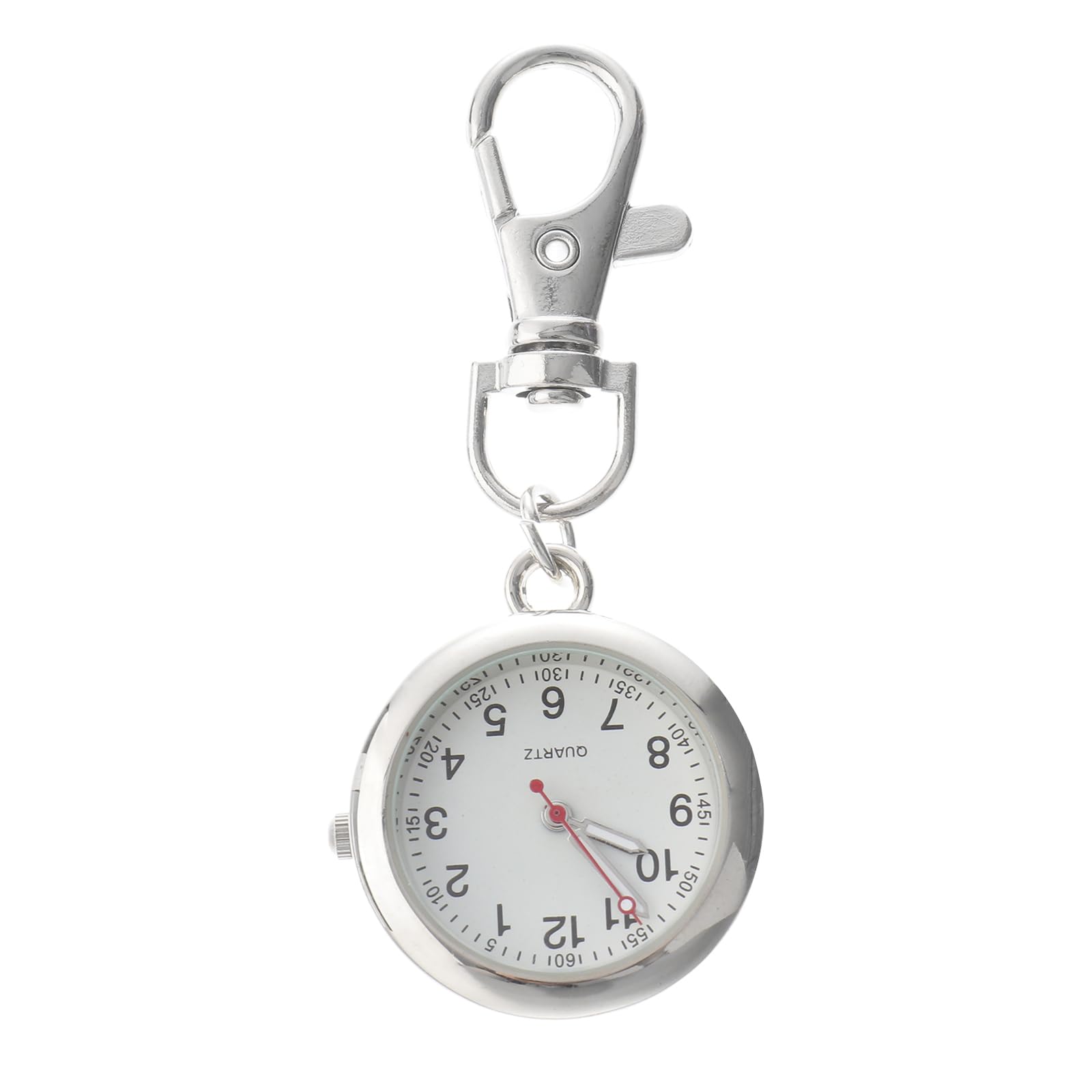 WRITWAA1pc Casual Pocket Watch Nurse Watch Clip On Watch Portable Nursing Pocket Watch Delicate Hanging Watch Nurse Fob Watch