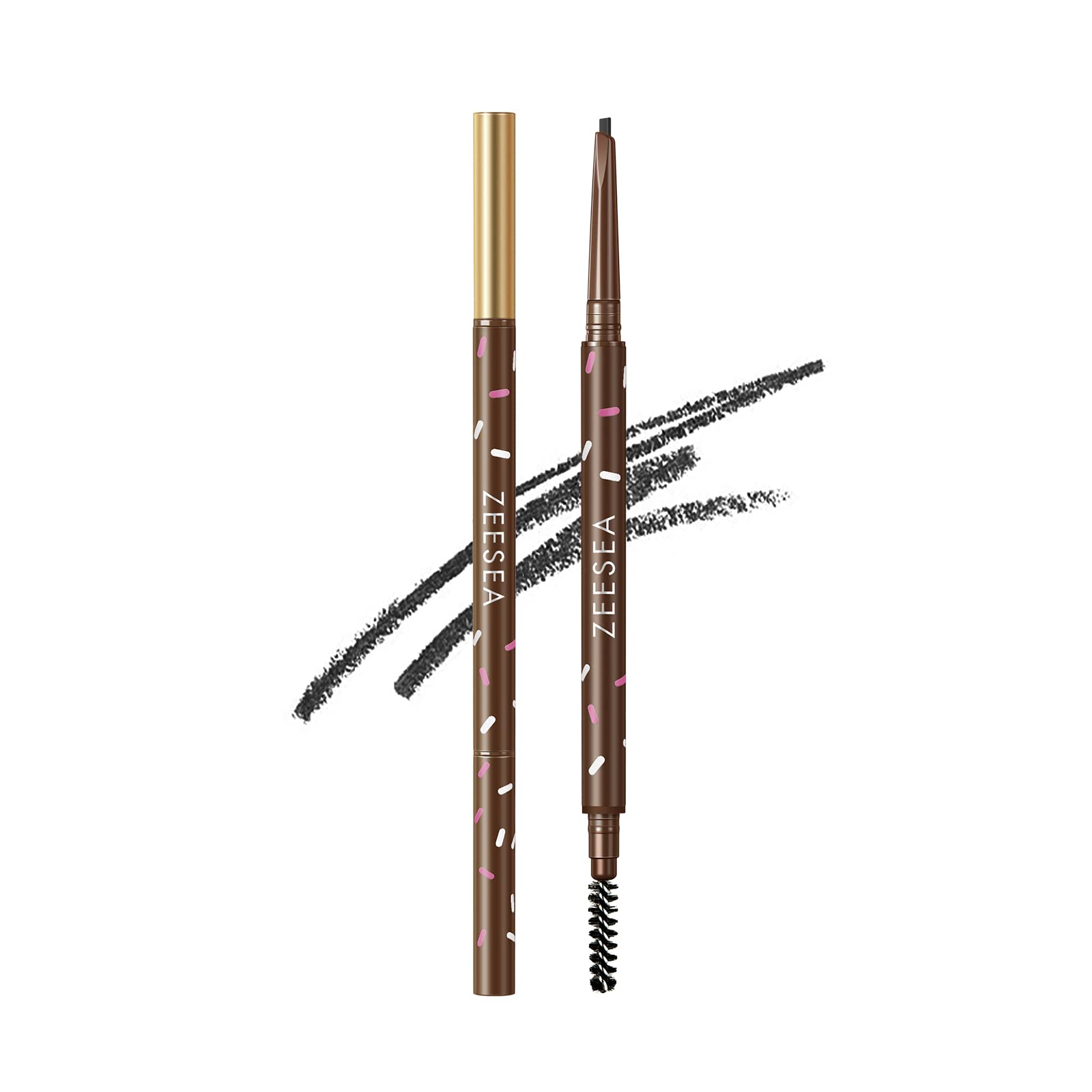 ZEESEA Chocolate Stick Sculpting Brow Pencil ,Draws ever so natural strokes