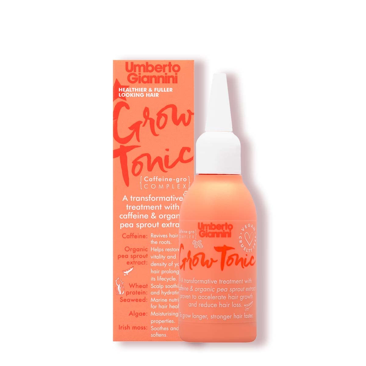 Umberto Giannini Grow Tonic, Vegan & Cruelty Free Hair Growth Treatment (75ml)