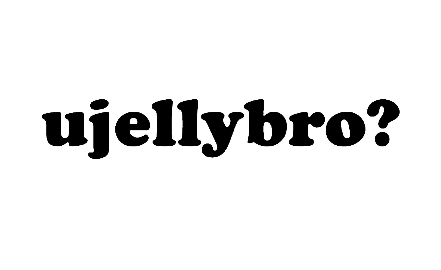 Makarios U Jelly Bro MKR Decal Vinyl Sticker |Cars Trucks Vans Walls Laptop|Black|7.5 x 1.3 in|MKR1901