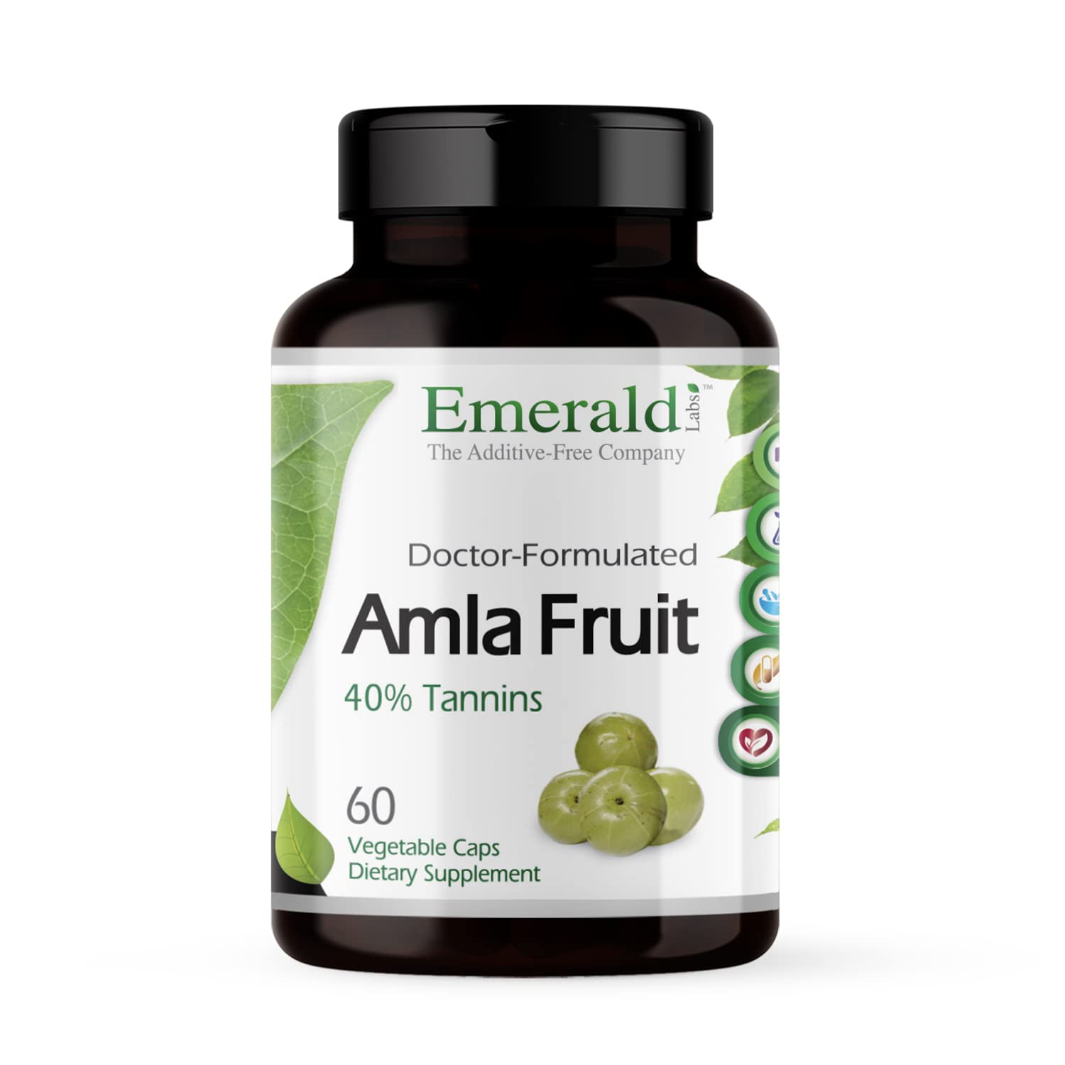 Emerald Labs - Amla Fruit Natural Source Vitamin C 60 Vegetarian Capsules 104874