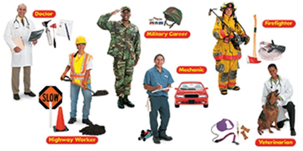 Trend EnterprisesInc. T-8143 Community Helpers Bulletin Board Set