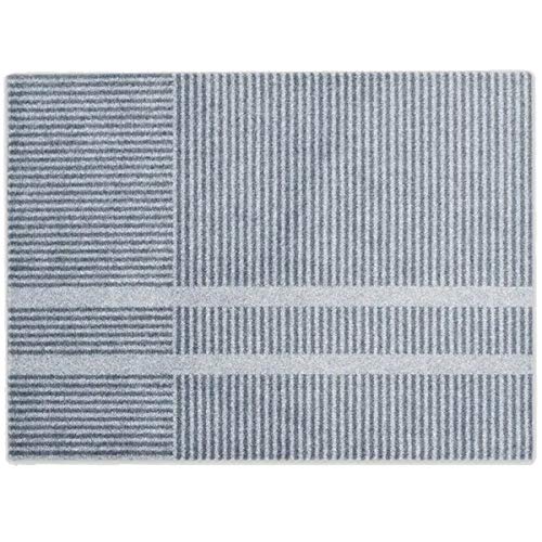 Heymat Løype Cloudy Doormat 85 x 115 cm Grey