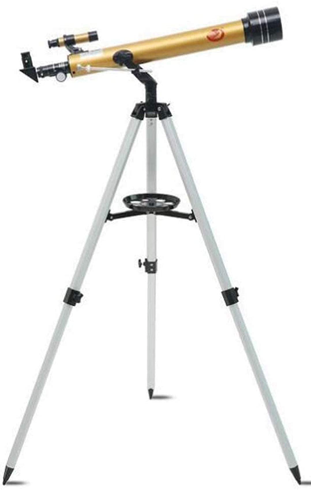 Astronomical Telescope, 45° Erect Optical Stellar Telescope with Stand for 360° Degree Adjustment, Student Starter Edition