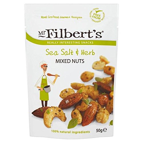 Mr Filberts Sea Salt & Herb Mixed Nuts 50g