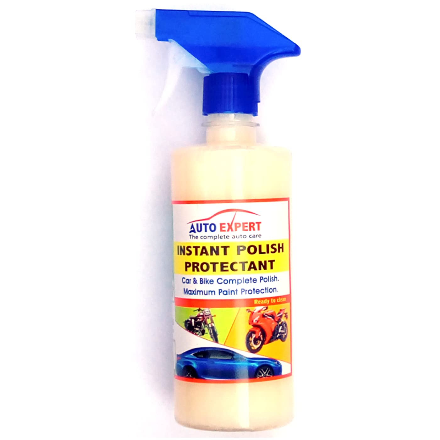 Auto Expert Instant Polish Protectant (530ml) Fullbody/Dashboard/Tyre/Bumber For Car/Bike/Scooty/Bullet All Type Vehicle Complete Polish