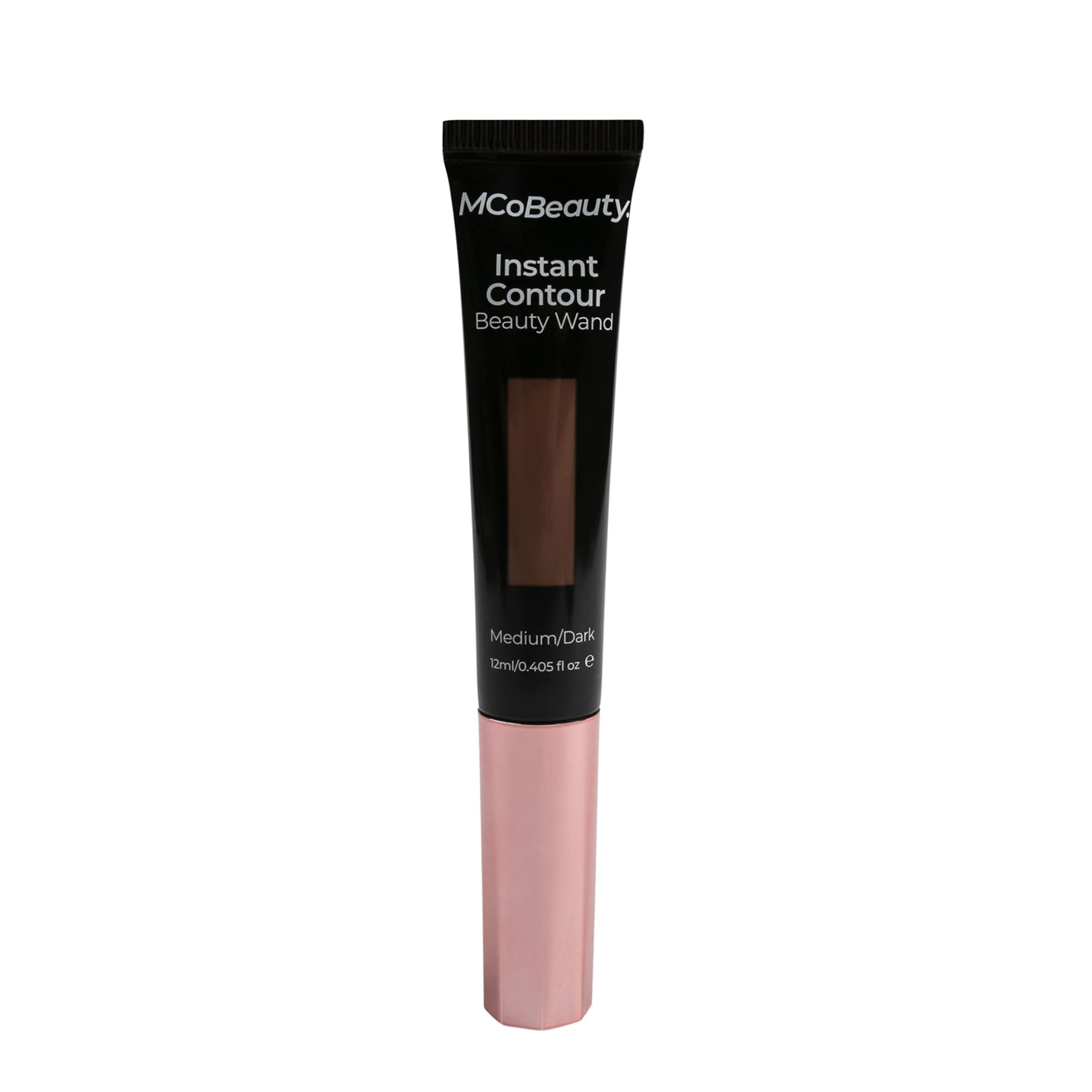 MCoBeauty Instant Contour Beauty Wand - Achieve Perfectly Sculpted Complexion - No Harsh Lines Or Edges - Defines Features - Blends Seamlessly Into Skin - Buildable Formula - Medium/Dark - 0.4 Oz