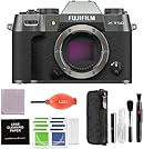 Fujifilm X-T50 Mirrorless Digital Camera Body - Charcoal Silver Bundle with Additional Accessories