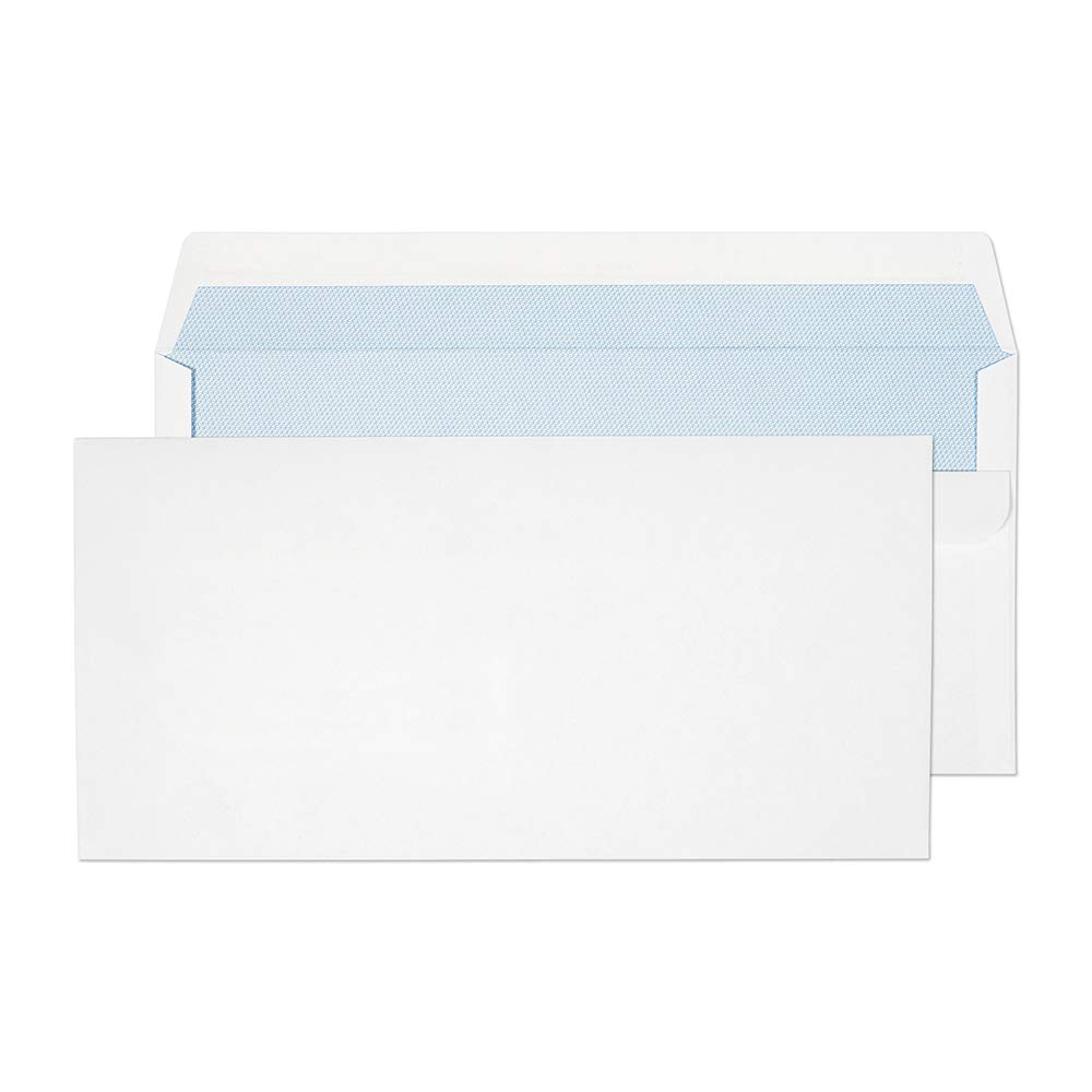 Blake Purely Everyday DL 110 x 220 mm 90 gsm Wallet Self Seal Envelopes (13882/50 PR) White - Pack of 50