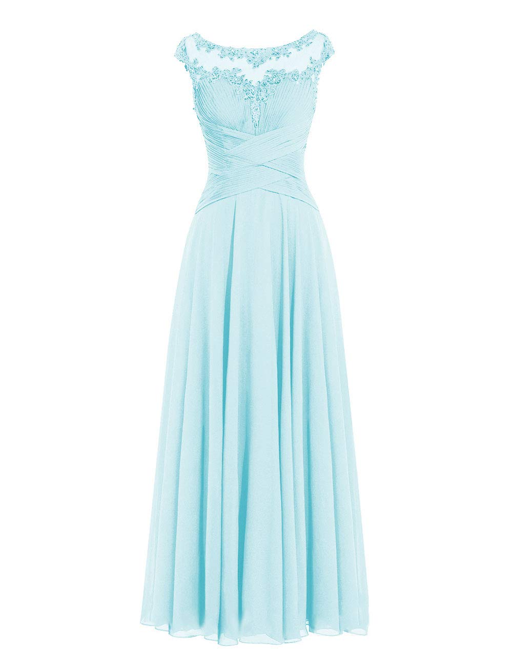 ModeCMother Of The Bride Dress Formal Wedding Party Gown Prom Dresses 22W Light Blue