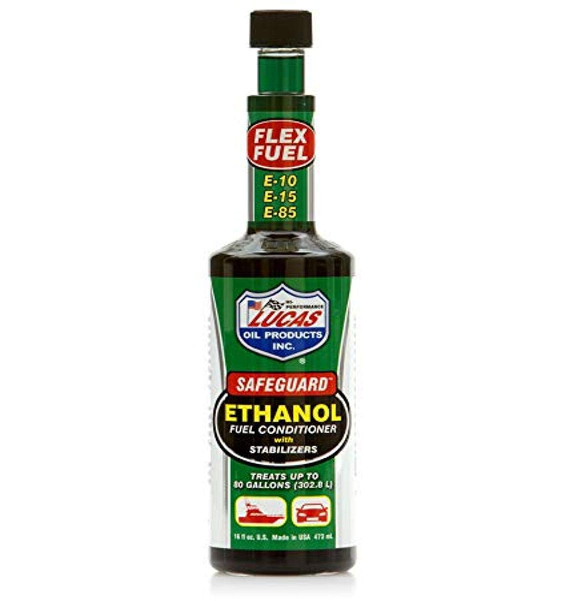 Lucas Oil10576 Safe Guard Ethanol Fuel Treatment, 473 ml, Green