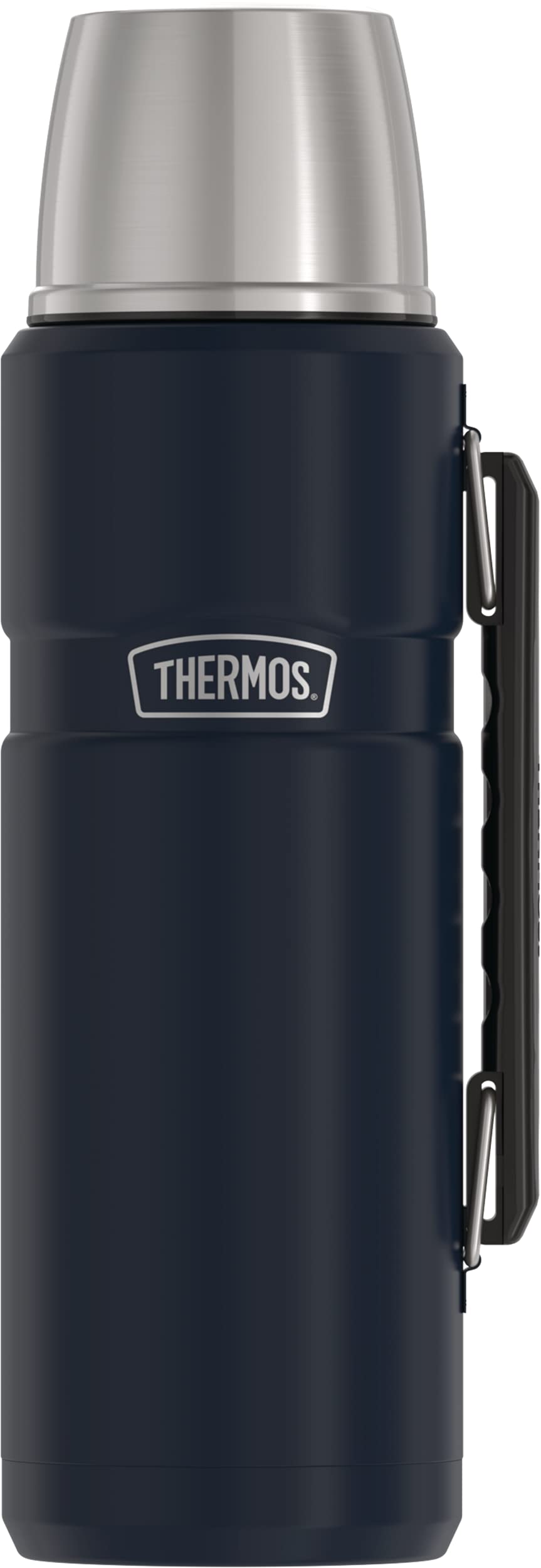 THERMOSStainless King Vacuum-Insulated Beverage Bottle, 40 Ounce, Midnight Blue