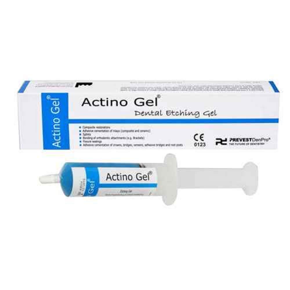 Prevest Denpro actino gel dental etching gel jumbo pack 50mL Syringe dental pulse dental flosser