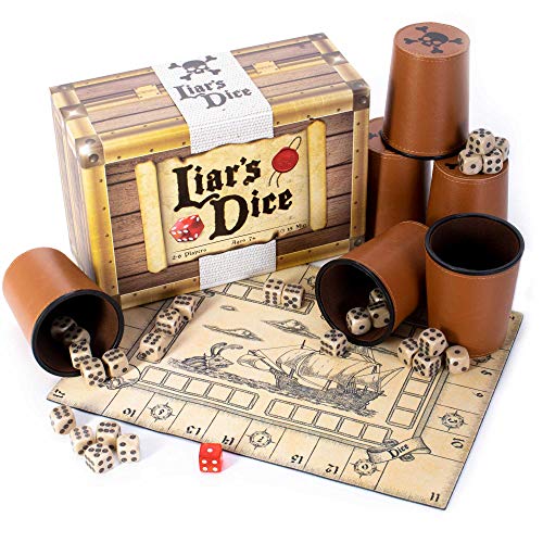 Brybelly Liar's Dice Game Set - Classic Family...