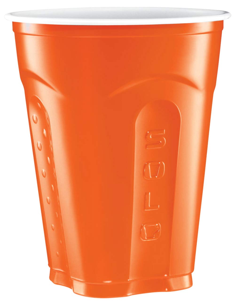 Solo Squared Cups, 18 Oz, Orange, 60 Count