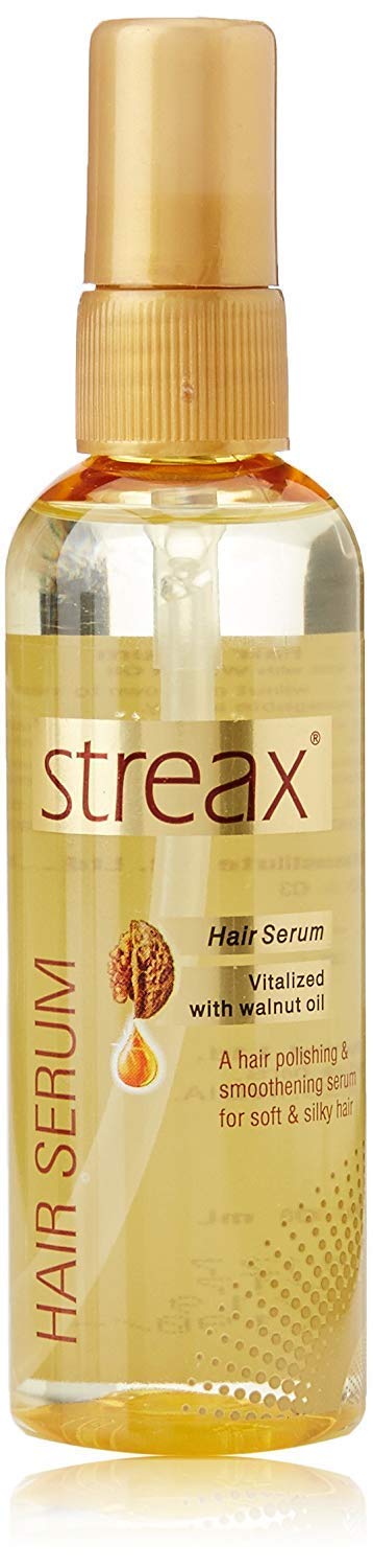 (Pack Of 2) Streax Hair Serum Vitalized With Walnut Oil 100ml New