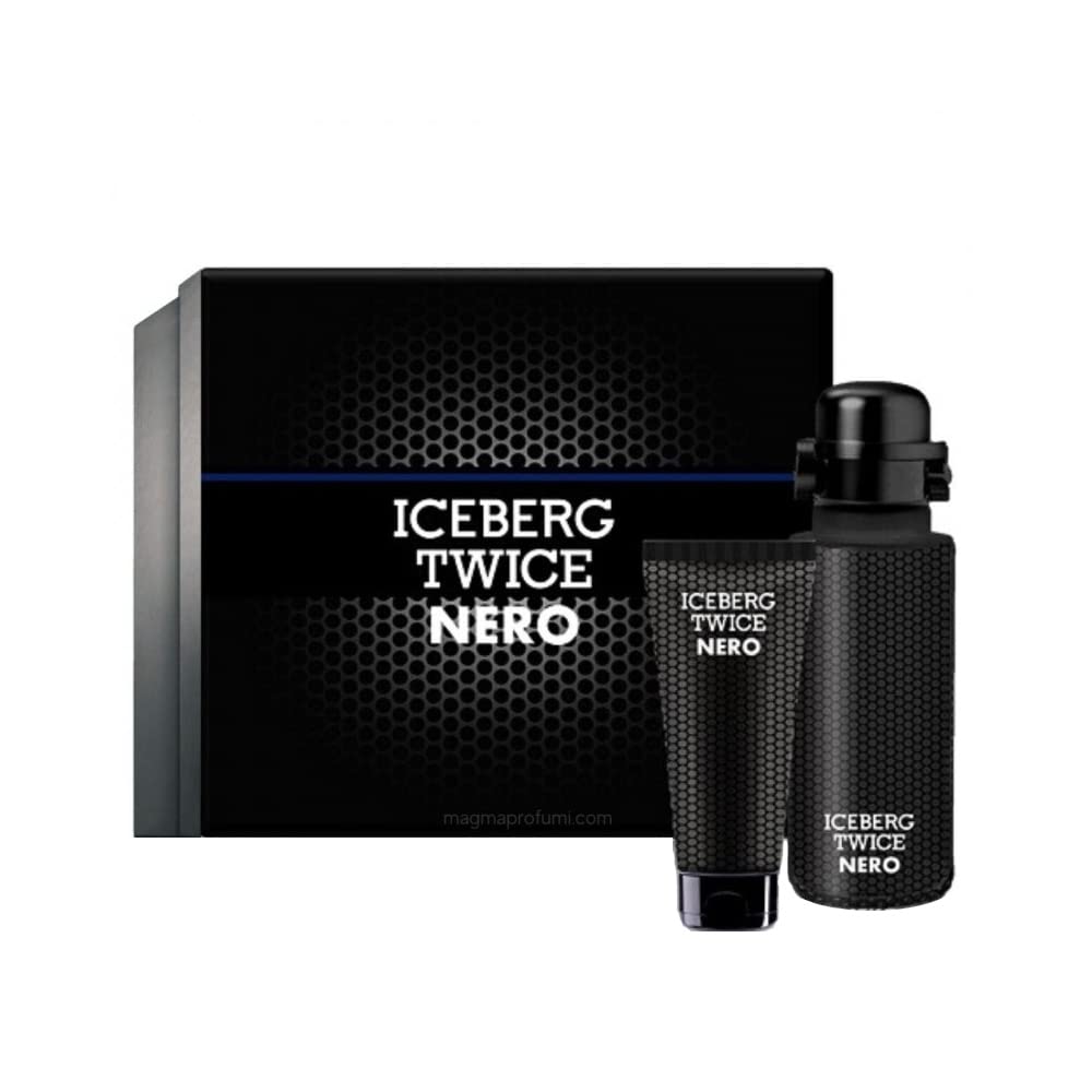 ICEBERGTwice Nero Homme Gift Set: Eau de Toilette Spray 125ml & Shower Gel 100ml