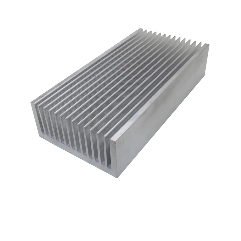 Large Aluminum Heatsink 200 x 99 x 45mm / 7.87 x 3.90 x 1.77inch Heat Sinks Cooler Cooling Radiator for LED LCD CHIP Electronic Amplifier Transistor Heat Dissipation