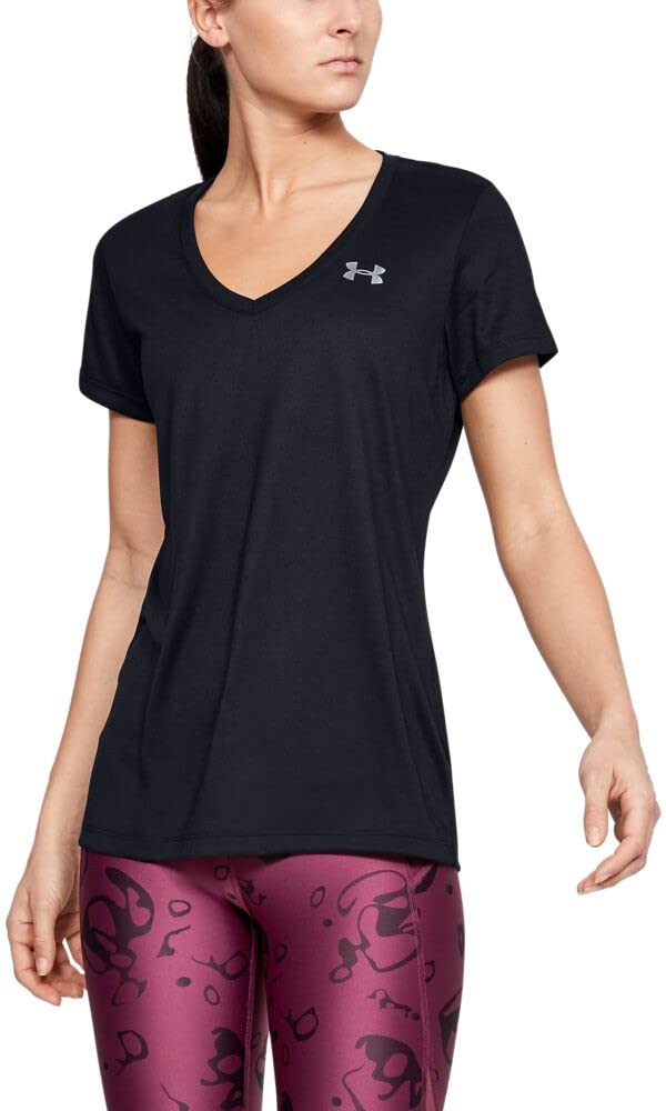 Under Armour Women's Tech V-Neck Twist Short-Sleeve T-Shirt