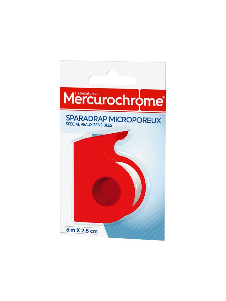 Mercurochrome Microporous Sparadrap 5m x 2,5cm