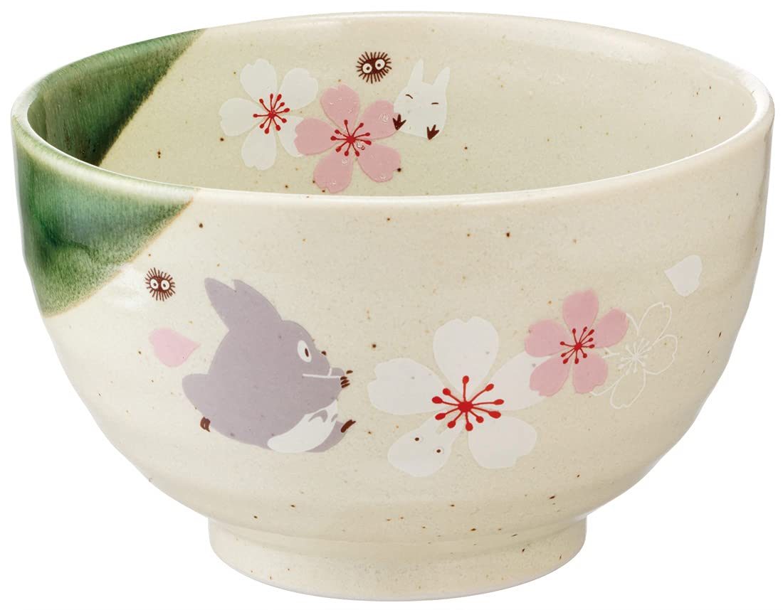 Studio GhibliMy Neighbor Totoro - Sakura/Cherry Blossom, Skater Traditional Japanese Porcelain Dish Series - Small Rice Bowl