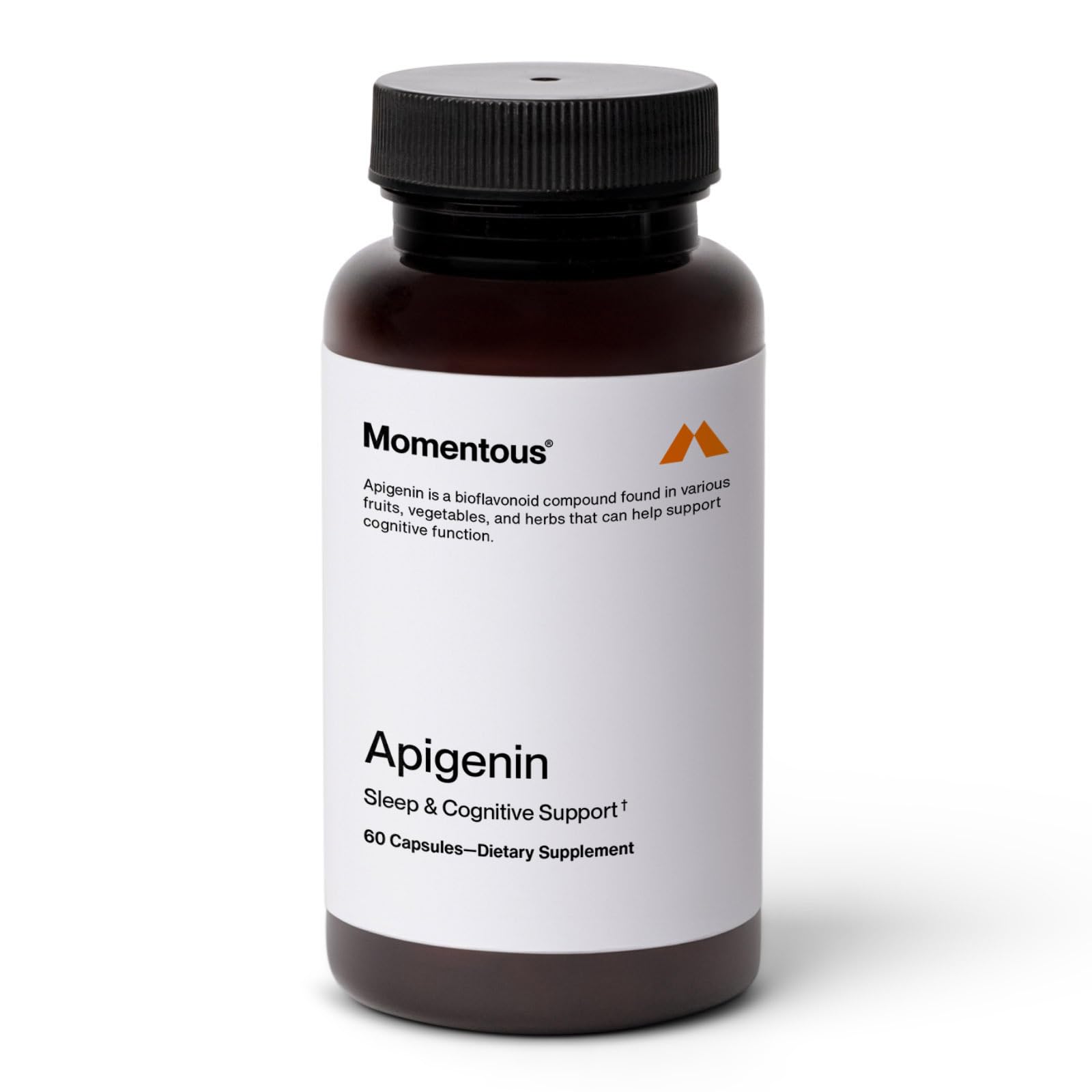 Momentous Apigenin Supplement - 50mg per Capsule, 60 Count