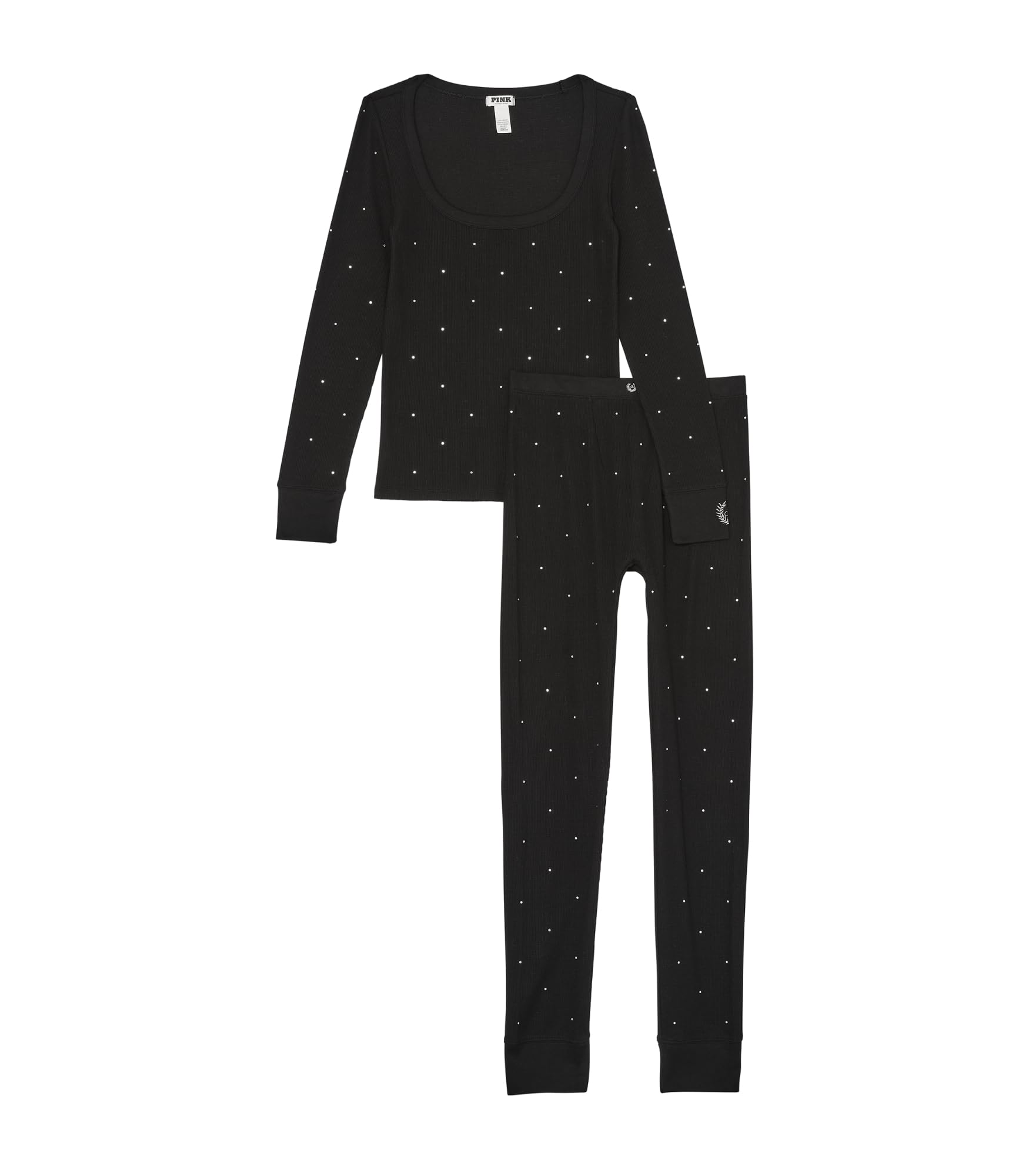 Victoria's SecretPINK Thermal Pajama Set, Long Sleeve Shirt & Leggings Set, Sleepwear for Women (XS-XXL)